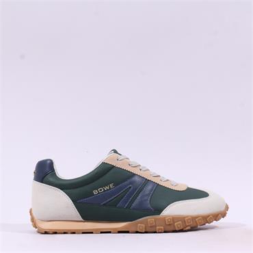 Tommy Bowe Ferriera Retro Trainer - Green Navy